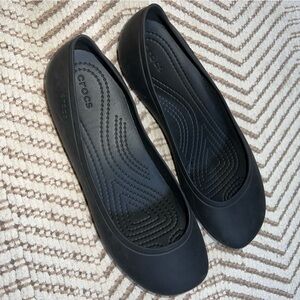 CROCS Black Women's Ballet Flats
